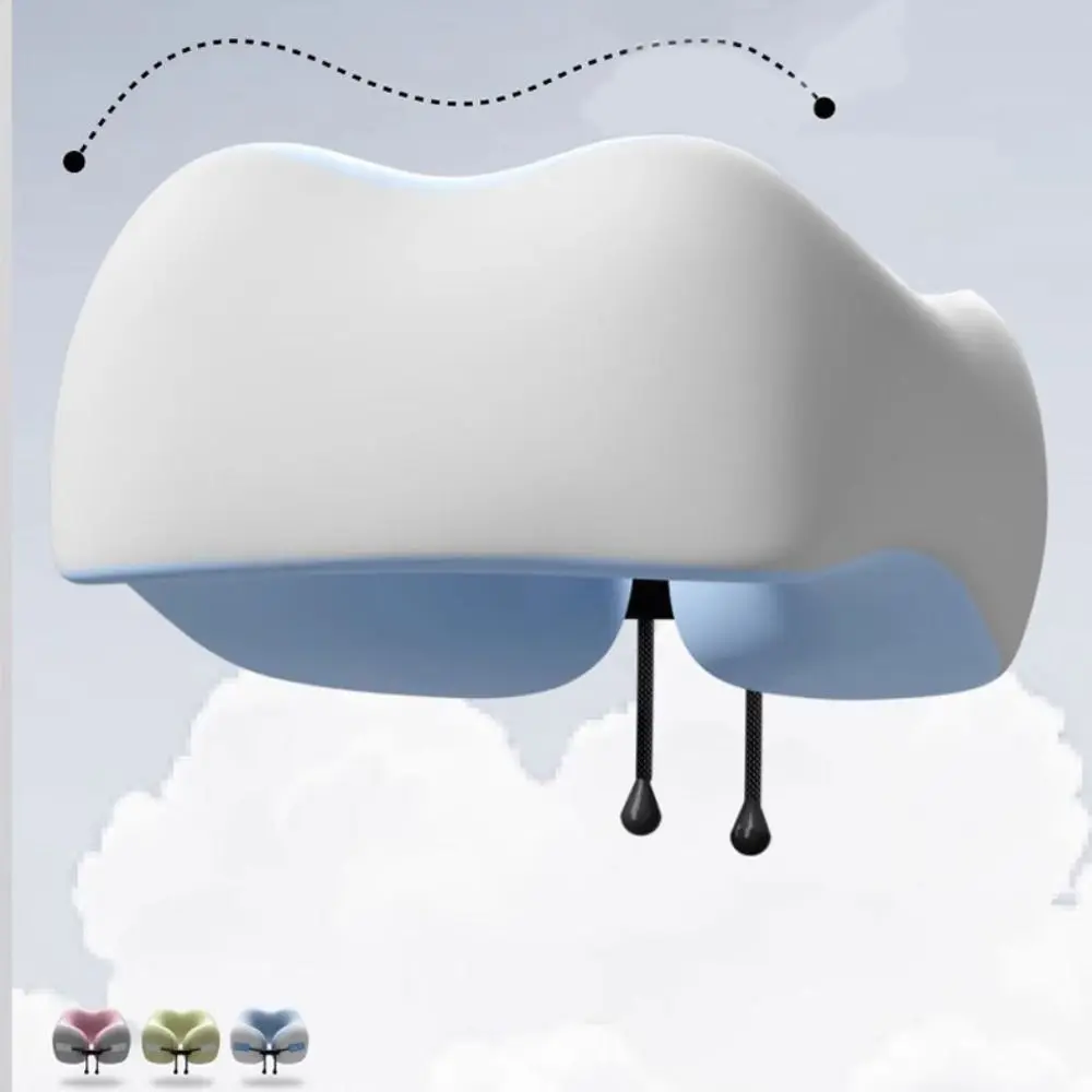 

Cooling U-Shape Neck Pillow Portable Lightweight Travel Neck Guard Pillow Foldable Compact Neck Support Cushion