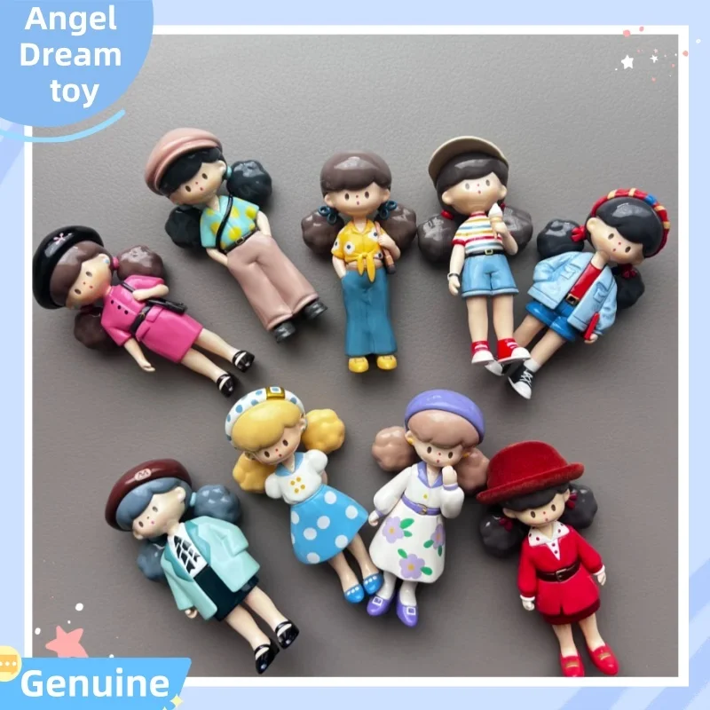 Caja ciega Retro de 8. a generación para chica palomitas de maíz Molinta, juguete de moda, estatuilla picante, decoración de escritorio, regalo, juguete para niños