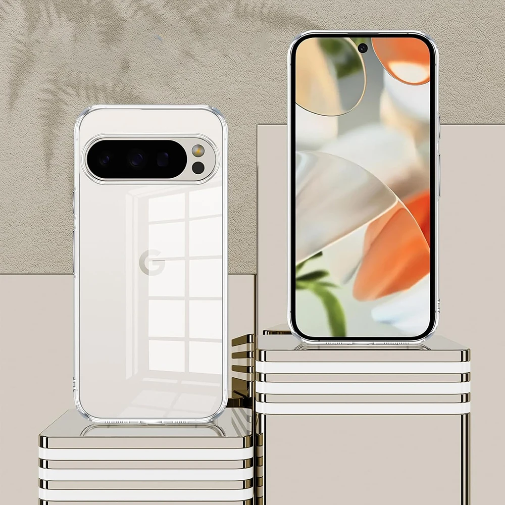 Shockproof Silicone Case For Google Pixel 9A 9 ProXL 8 7 6 A Pro XL 8A 7A 6A Ultra Thin Soft Cover Clear Ultra Thin Shell Fundas