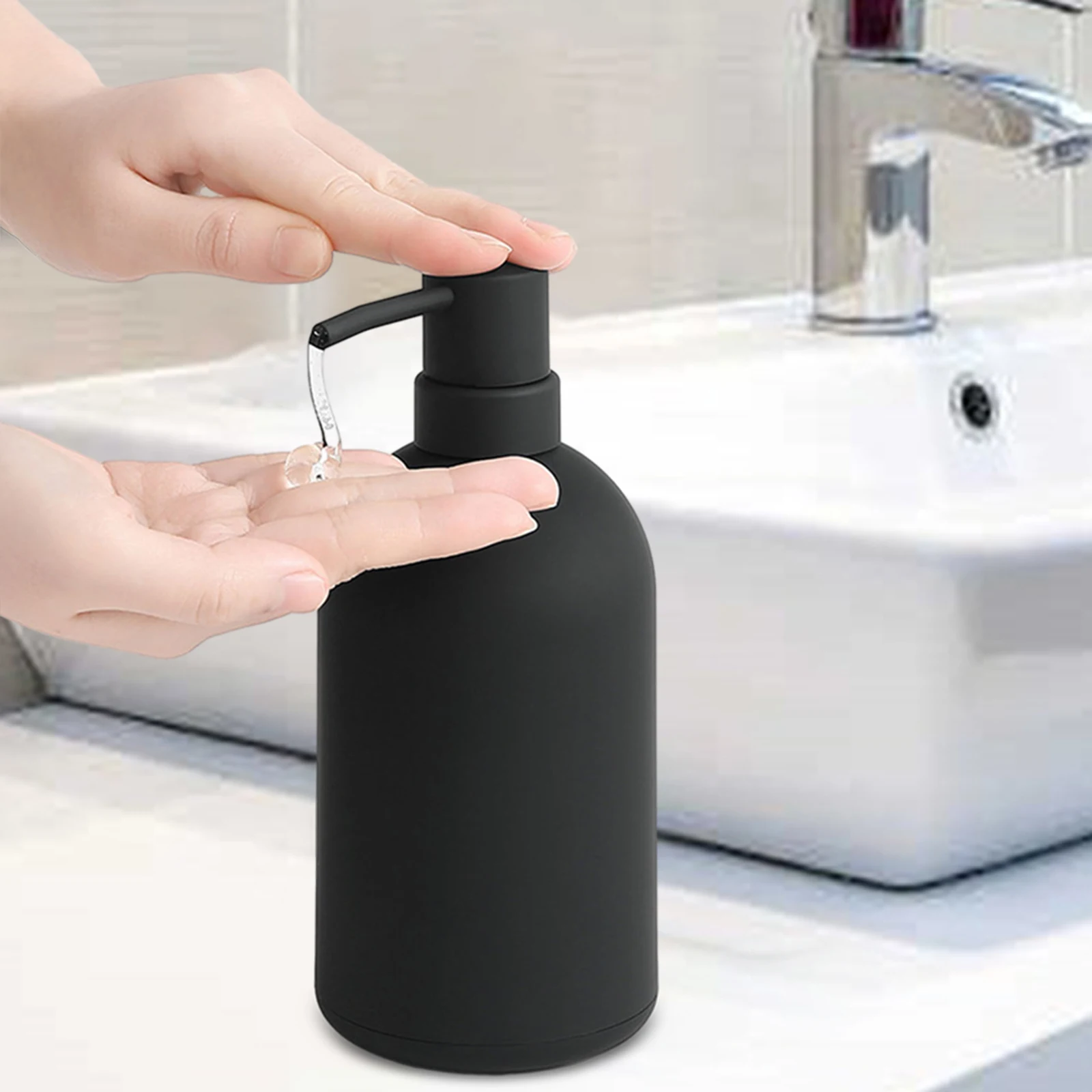 Black Soap Dispenser Empty Soap Dispenser Home Simple Styles Lotion Dispenser