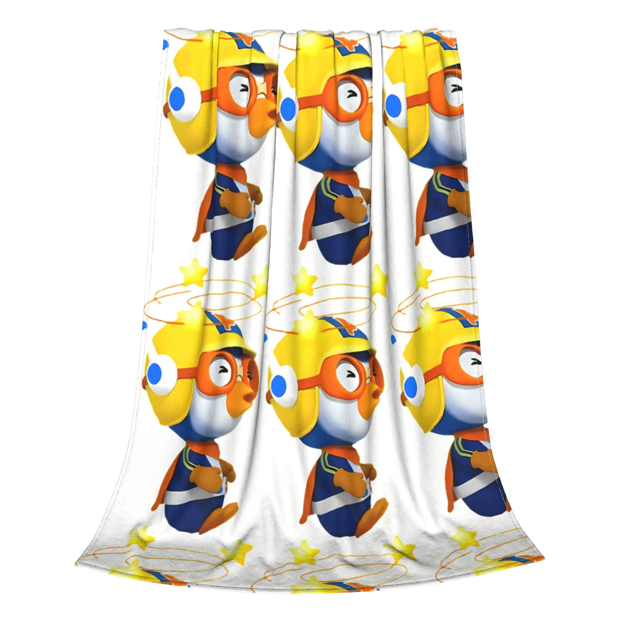 1PC Cartoon  Movie P-Pororos Home Room Decorations Winter Blankets For Adults Bedding Home Interior Sofa Knee