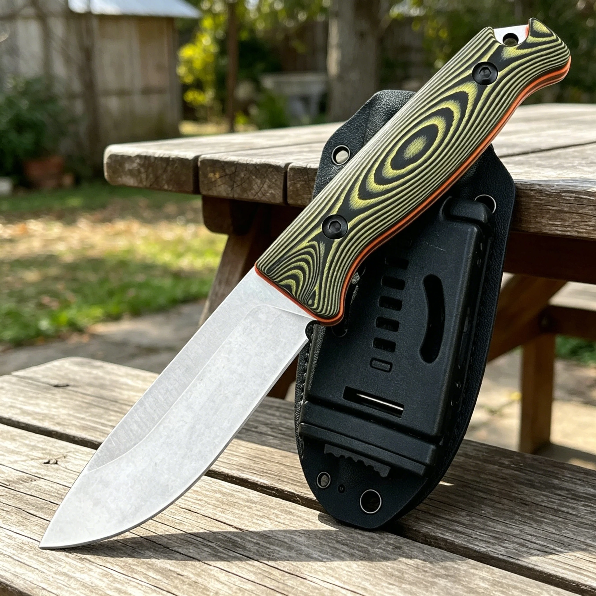 

Нож с фиксированным клинком BM 15002, клинок из стали 8Cr13Mov, рукоять G10, для активного отдыха, кемпинга, охоты, подарки для мужчин, многофункциональный инструмент EDC