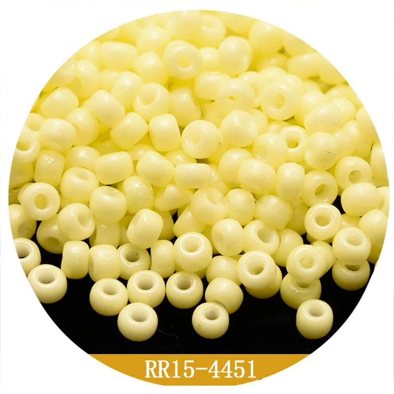 MIYUKI RR15 1.5mm peinture à l'huile perles de rocaille en verre pour broderie française bijoux à bricoler soi-même Bracelet collier artisanat