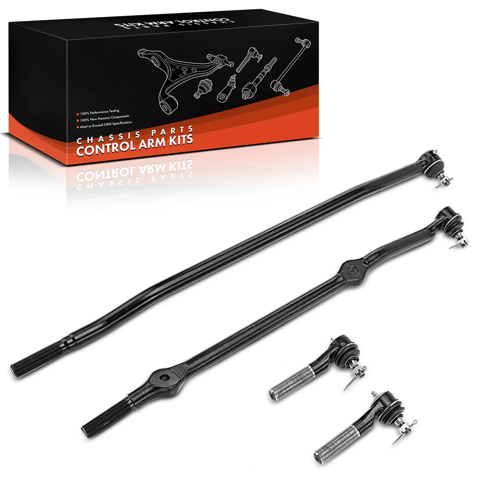Frankberg 4-delige draagarmset vooras binnen links voor Jeep Grand Cherokee I ZG ZJ 1993-1998 52037994 DS1310 ES3096L