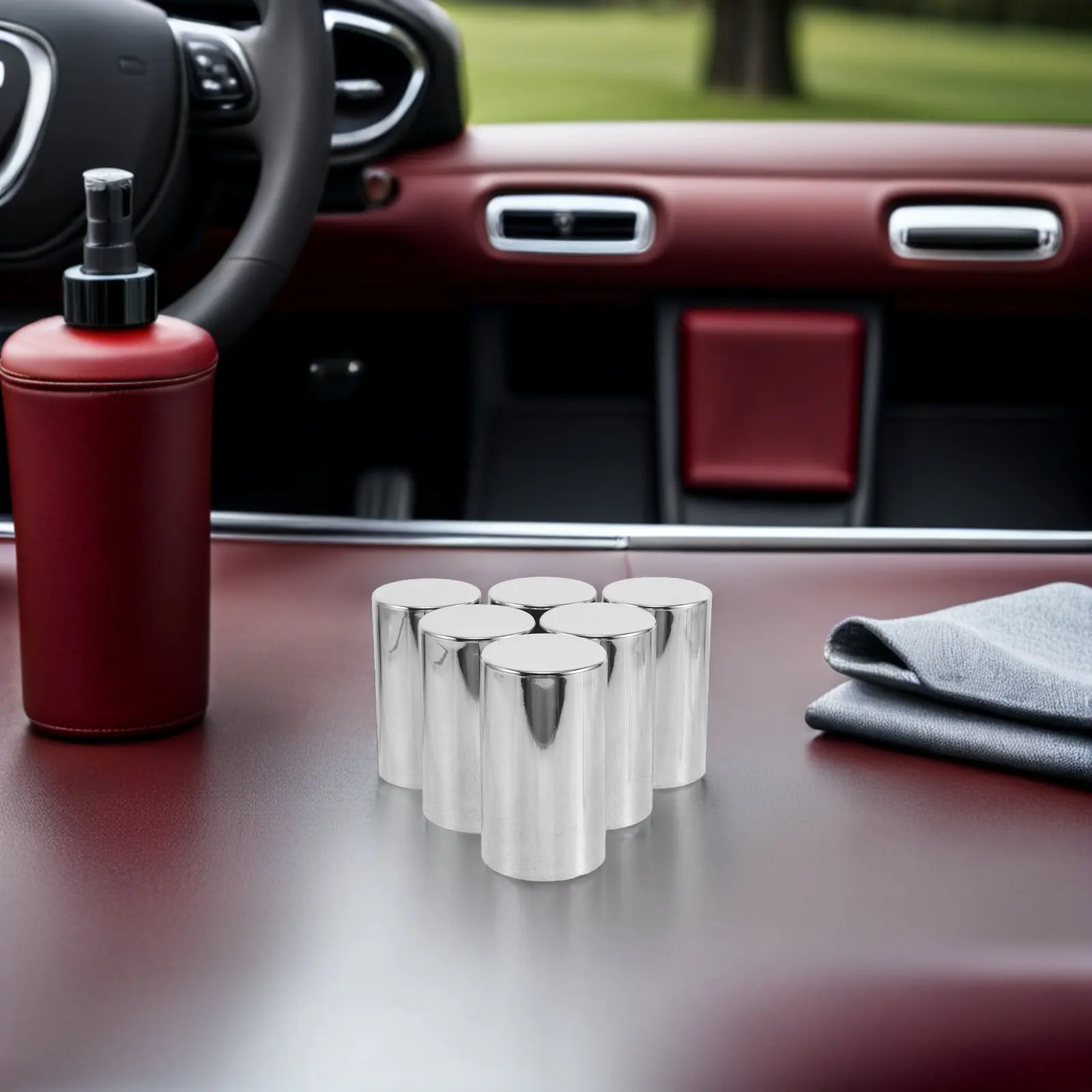 Plastic Lug Nut Covers Wheel Caps Trucks Trailer Halloween Christmas Car Wheel Nut Caps Chrome Lug Nut Caps 6PCS