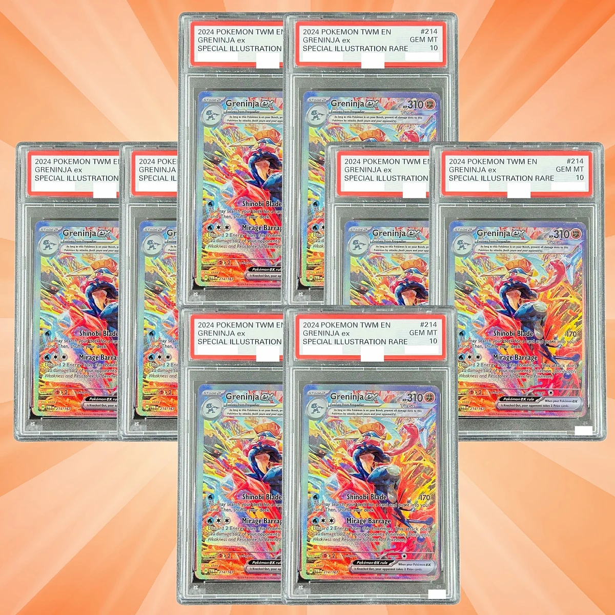 Umbreon VMAX 215/203 EN Version Collectible Grade Cards DIY Foil Texture Cards Perfect Condition Premium Anime Collection Cards