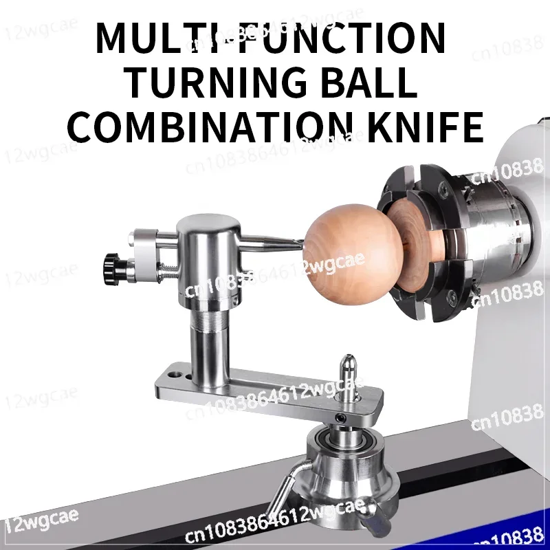 Turning Tool Turning Ball Combination Knife Woodworking Spin Turning Tool Multifunctional DIY Round Ball Round Bead Tool Holder