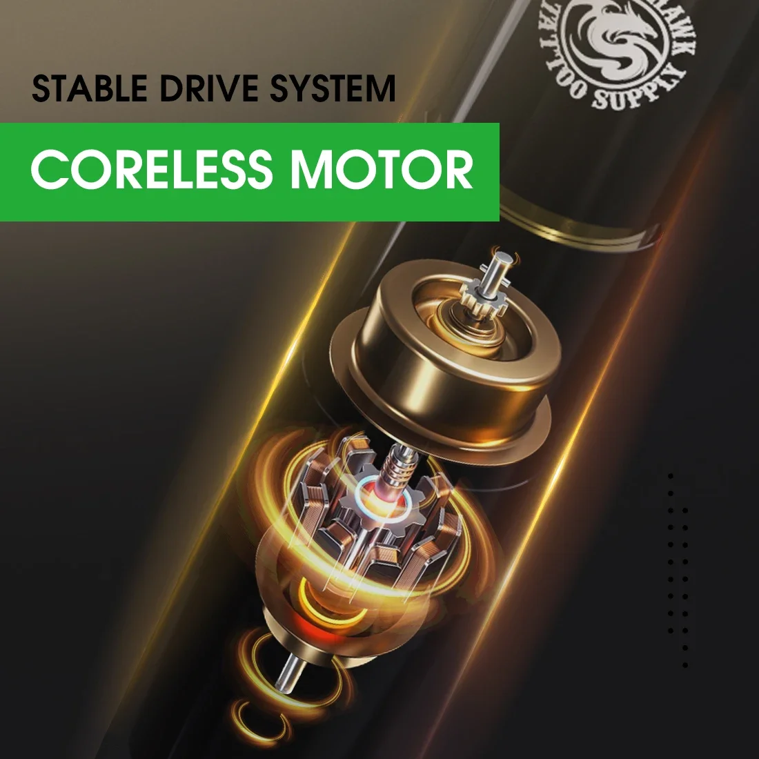 NEW 드래곤호크 마스트 타투 머신 로터리 펜 영구 메이크업 SMP