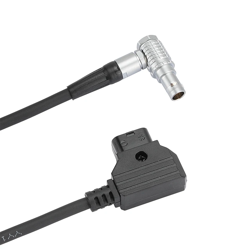 CAMVATE 2-Pin Right Angle To D-Tap Power Cable (62cm) for Teradek Bond ARRI RED Paralinx Preston Transvideo Offhollywood