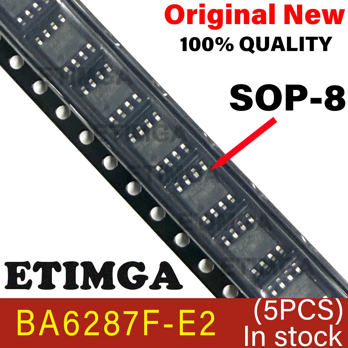 (5PCS)100% New BA6287F-E2 BA6287F BA6287 6287 sop-8 Chipset