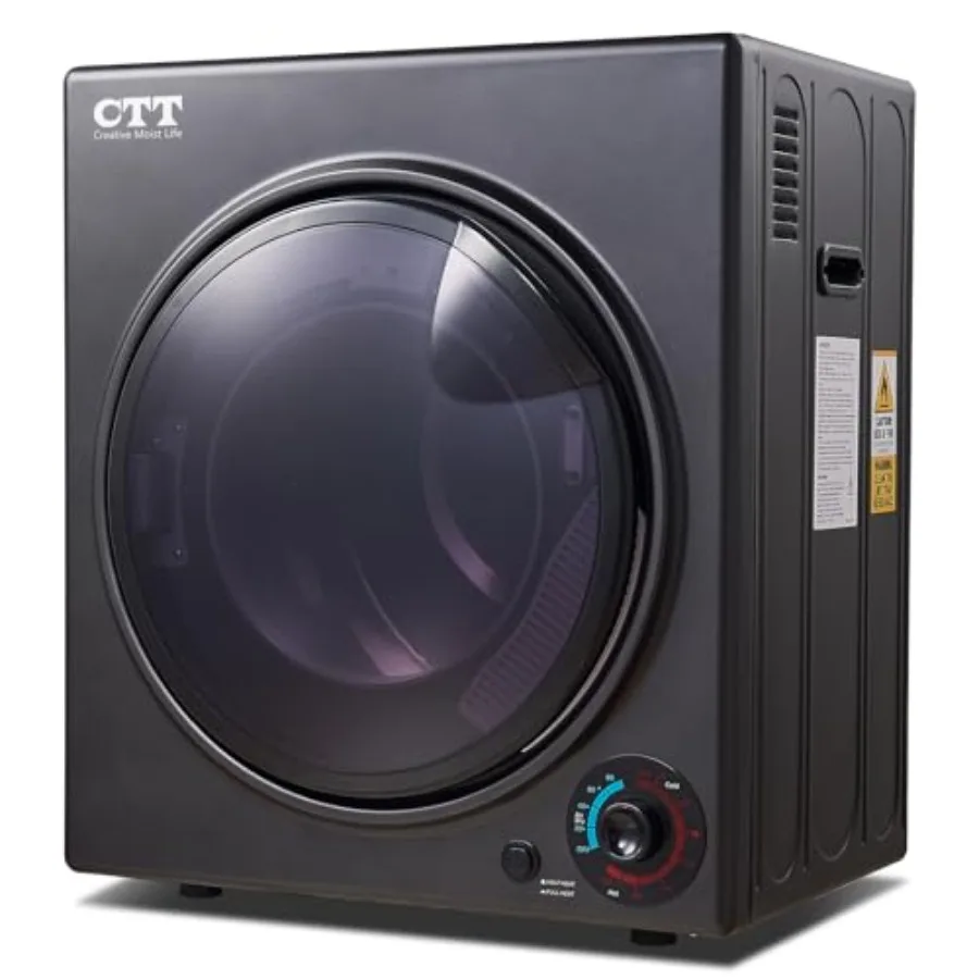 

Портативная сушилка для квартир 3,5 куб. фута Компактная электрическая сушилка мощностью 1500 Вт с 4 режимами сушки Идеально подходит для небольших помещений, автофургонов, общежитий и L