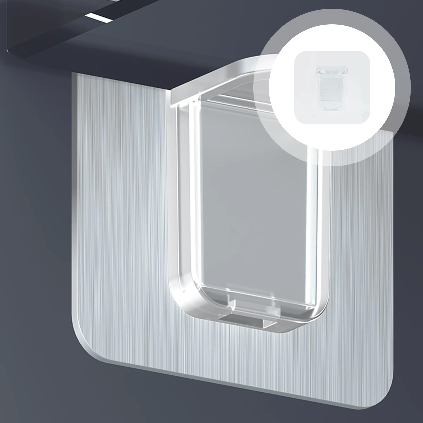 

20Pcs Wardrobe Partition Layer Fixed Paste Hooks Adhesive Shelf Support Pegs Durable ABS Furniture Adhesive Shelf Support