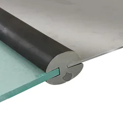 Rubber Distribution Cabinet Glass Curtain Wall Sponge Seal Strip Glazing Tape Shock Absorption Strips Three-Port Caulking Strip