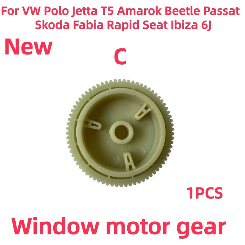 Voor VW POLO Jetta Passat Kever Amarok Skoda Fabia Rapid Roomster SEAT Ibiza 6J Vensterglas lift motor gear Kit Nieuwe kwaliteit
