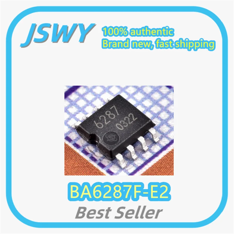 

(5/50pieces) BA6287F-E2 BA6287F 6287 SOP-8 Brushed DC Motor Driver IC Brand New Original Authentic Spot