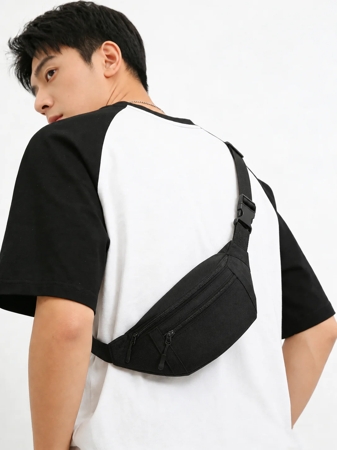 Hüfttasche Gürteltasche Casual Brusttasche Sport Reise Rucksack Schultertasche Umhängetasche Crossbody-Tasche – Detail 6