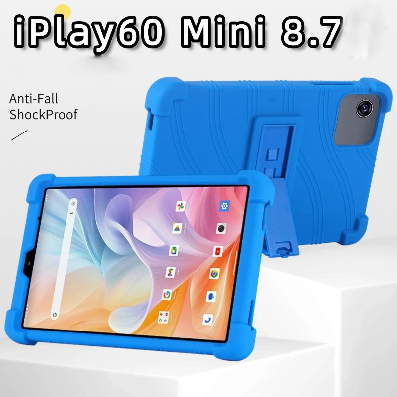 

Чехол-накладка для нетбука iPlay 60 Mini 8.68 2025, защитный силиконовый противоударный чехол-футляр для детского планшета/мини-ПК