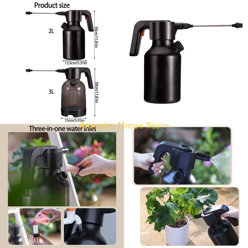 

F26C Oversized 3L Plant Watering Jugs Reinforced Electric Construction Extended Spout For Delicate Flowers And Shrubs