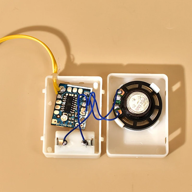 Módulo de grabación de sonido creativo, caja de grabadora de voz, Mini grabadora de voz grabable, juguetes de peluche, insertar Módulo de sonido, caja de voz