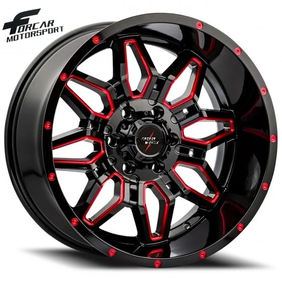 

Offroad Sport T6061 Customized Alloy Chinese Aluminum Rims Wheels for Personal Use