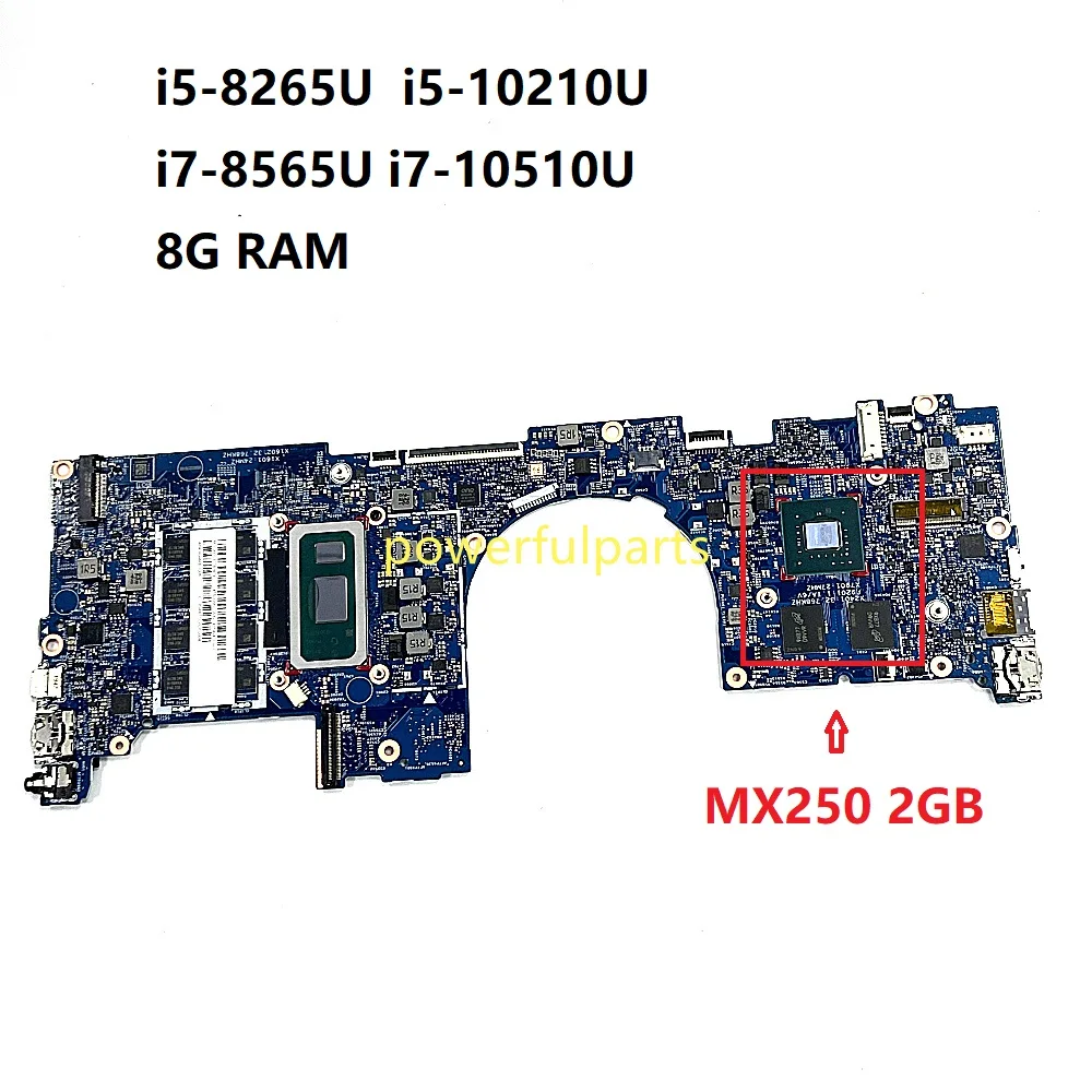 

For HP ENVY 13-AQ 13T-AQ Motherboard L63125-601 L63126-601 L53413-601 L53412-601 18744-1 i5 i7 With Graphic 8G RAM Working Good