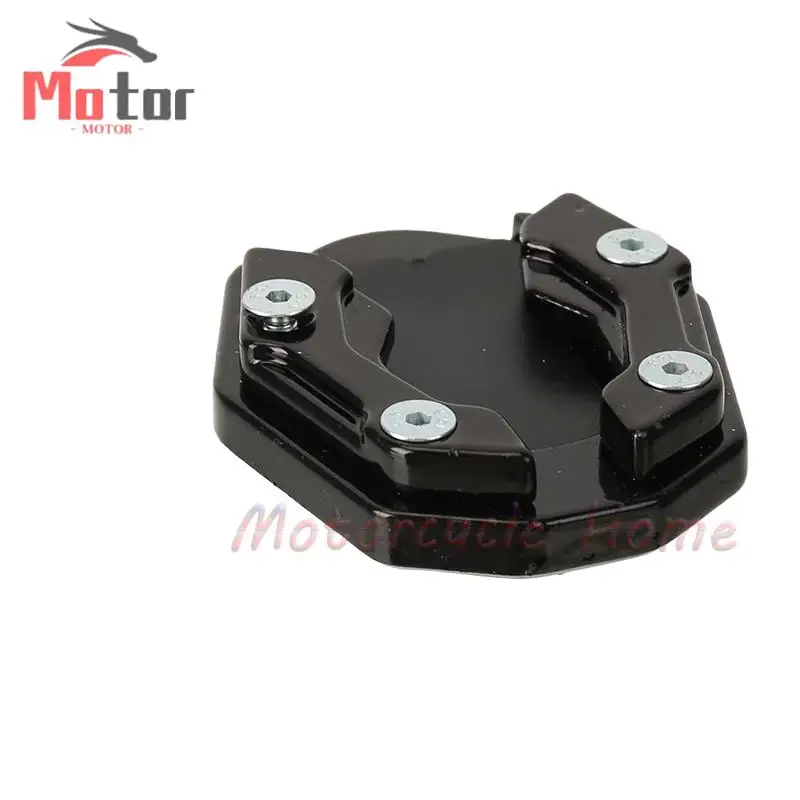 Aluminum Alloy Motorcycle Bike Kickstand Extender Foot Side Stand Extension Foot Pad Support Plate Motorbike Accessory