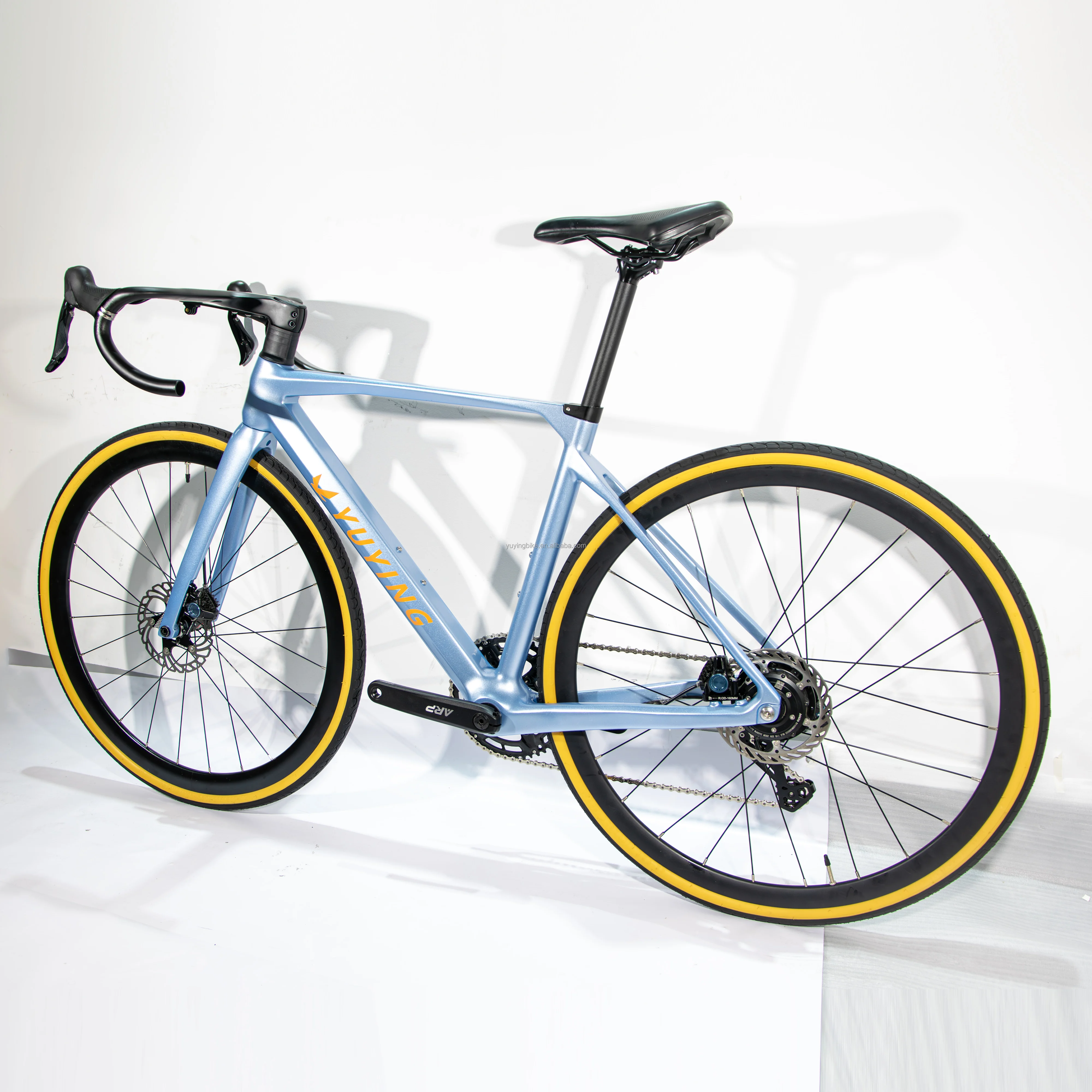 T700 Carbon Fiber 700C *28c Carbon Handlebar Wireless Electric Shift 24 Speed Road Bicycle Carbon Wheel Hydraulic 160mm Disc