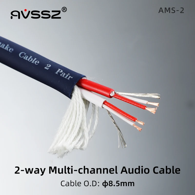 AVSSZ Multi-channel Cable 2 Channel Audio Signal Cable Multichannel Multi-core Mixer XLR Male Female Rainbow Cable