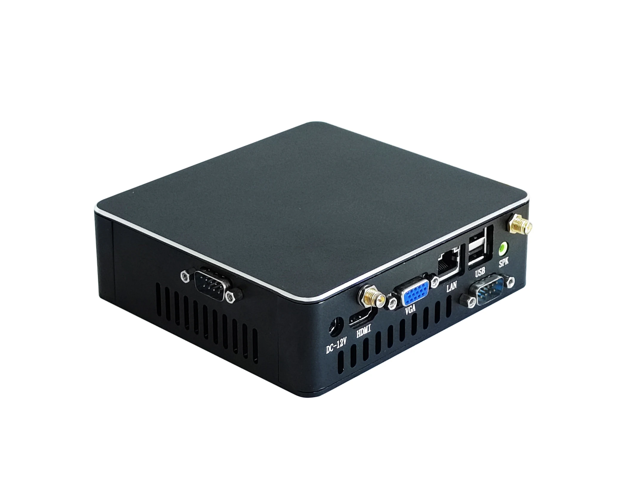ELSKY Intels 8th 10th Gen NANO10 Mini PC With Graphics Card I3 I5 I7 CPU DDR4-32G RAM 1/2*RJ45 Mini-PCIE M.2SSD Computer