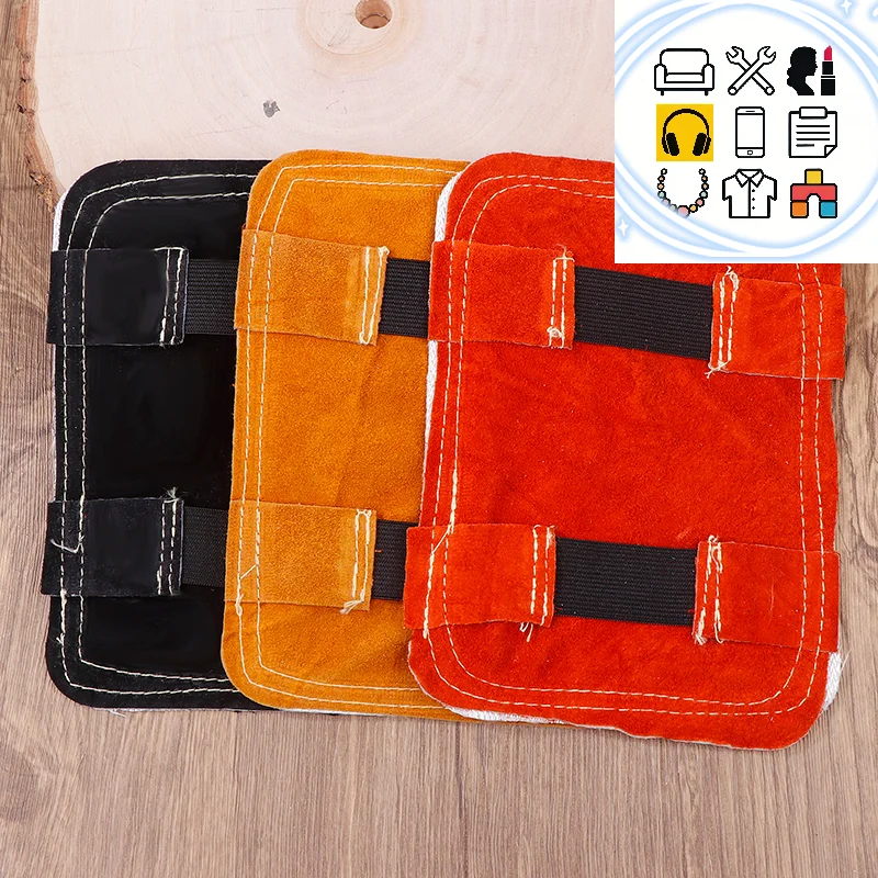 Aluminized Back Welding Hand Pad Fireproof Gloves Pad For Welder Furnace Metal Smelting Welding Camping Industrial Boiler