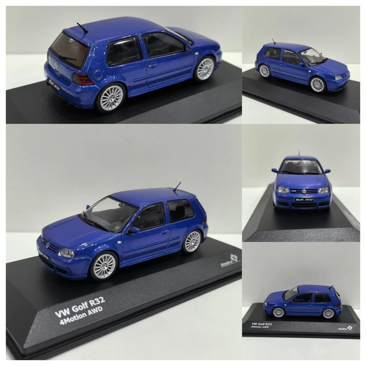 

Модель автомобиля SOLIDO Diecast VW R32 2E из сплава, масштаб 1/43