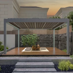 Customied Luxury Outdoor Furniture Aluminum Pergola Gazebo Pavilion Awning arches arbours pergolas bridge