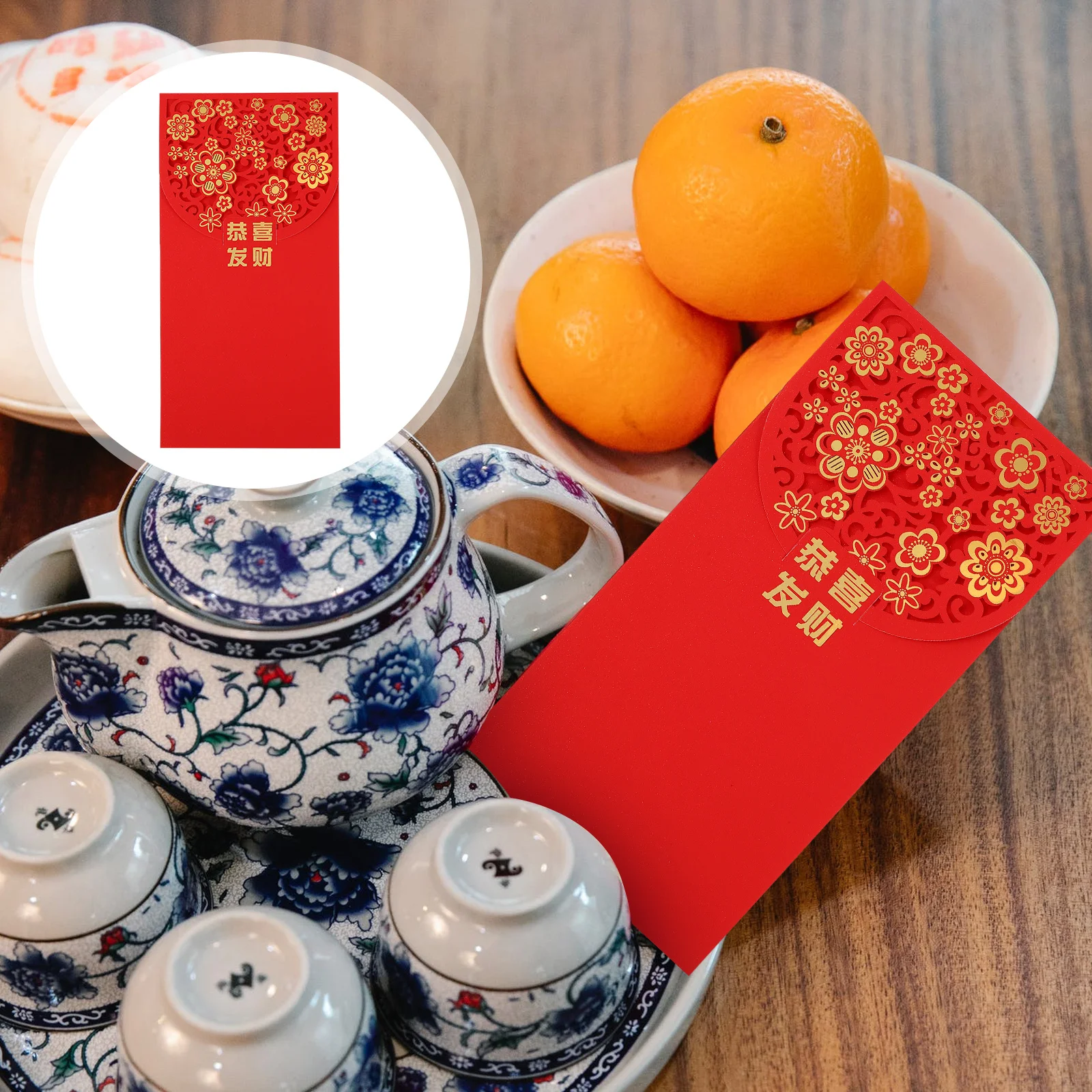 10Pcs Thousand Yuan Red Packets Fine Workmanship Chinese New Year Red Envelopes Gift Money Pockets for Spring Festival