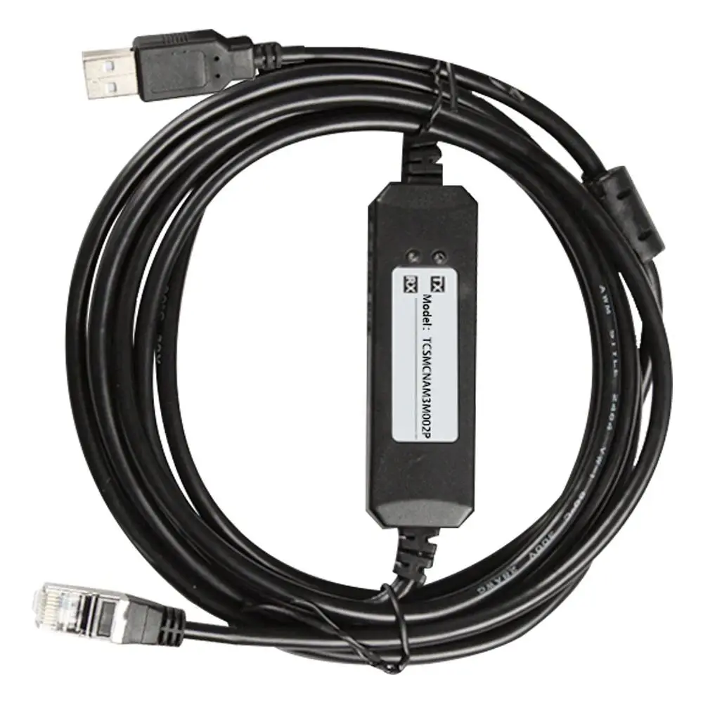 TCSMCNAM3M002P 3M Length USB-8P8C Frequency Converter for Schneider ATV LXM Servo Debugging Data Cable