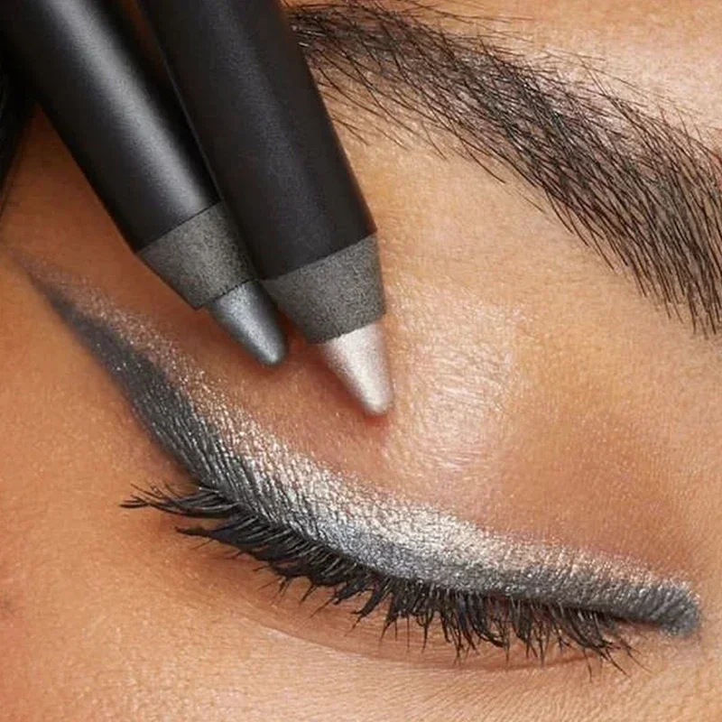 Matowy niebieski Eyeliner ołówek wodoodporny trwały Pigment czarny biały żółty Eyeliner długopis nie kwitną makijaż oczu kosmetyki