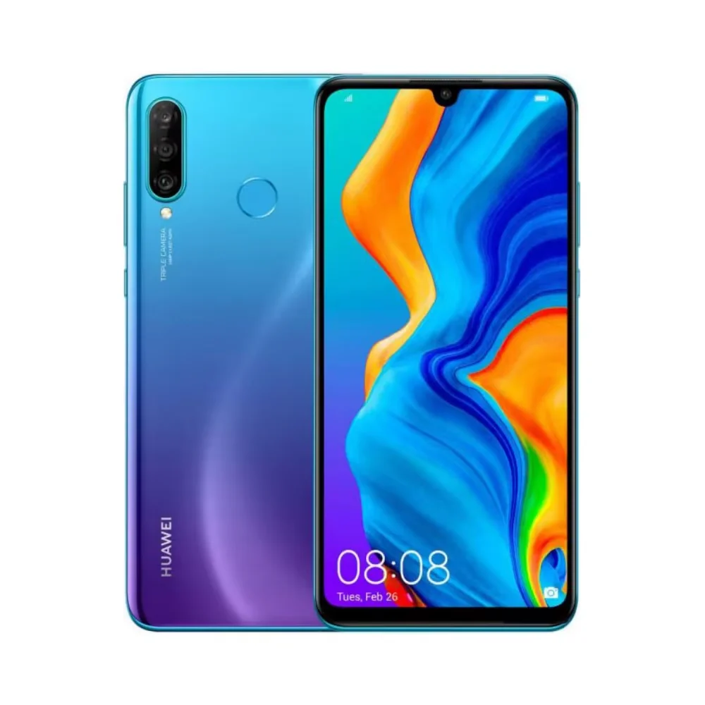 Huawey P30 lite, smartphone android, 6.15 hüvelykes, 128GB ROM, 24MP+32MP, Google kereső Dram Áruraktár, Mobil telefon, unlocked, celulares, Globális ROM