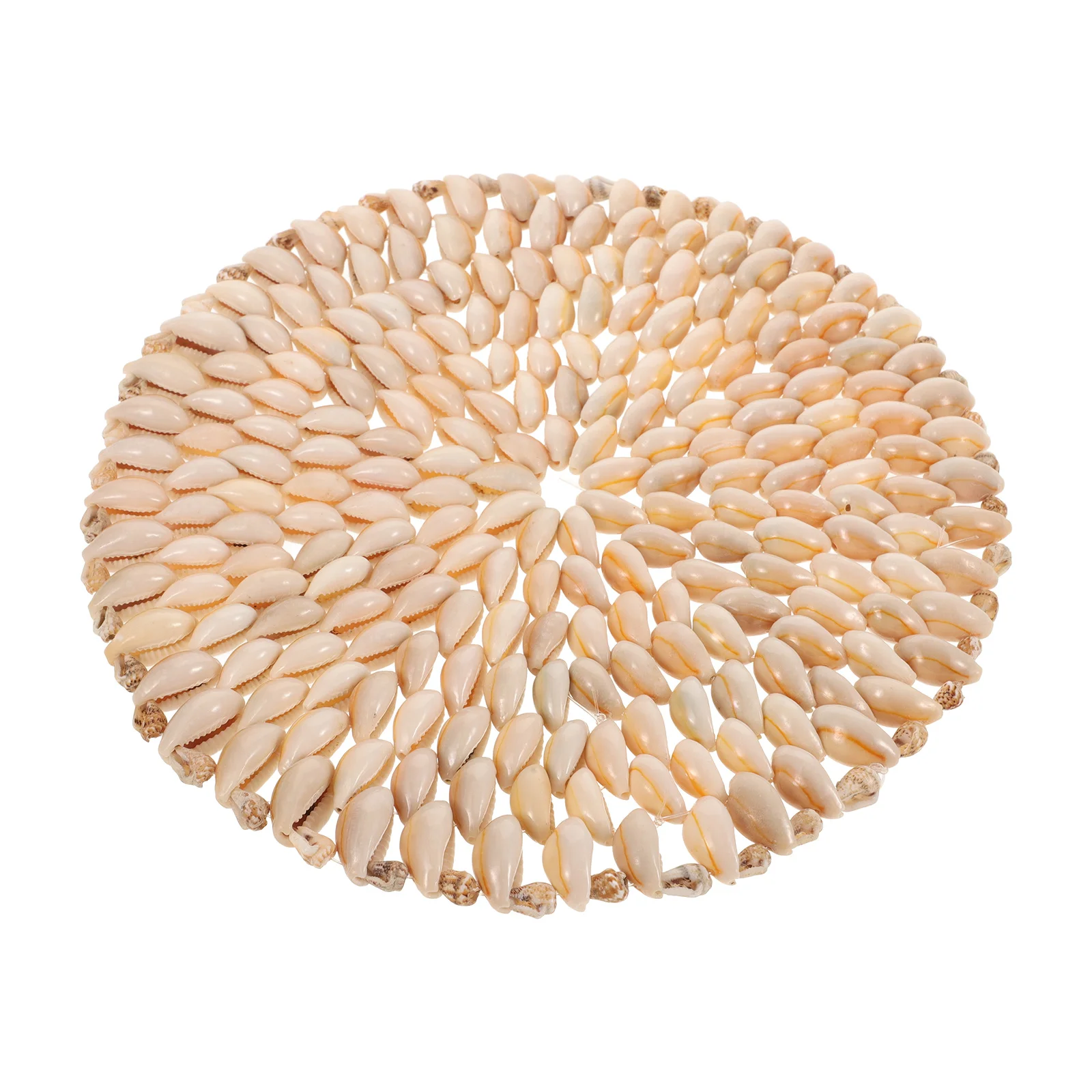 

Shell Coaster Heat Insulation Cup Mat Non-Slip Round Drink Coaster For Home Coffee Shop Hotel Table Natural Shells