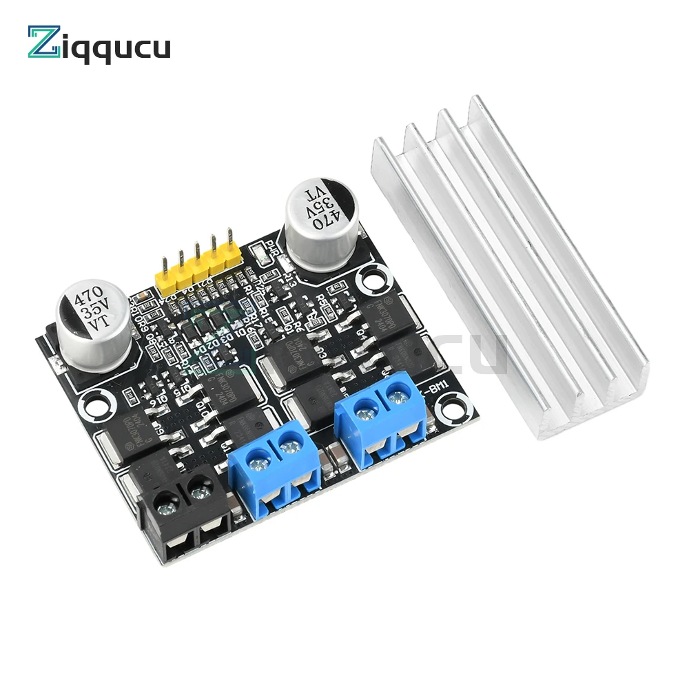 

DC 3-18V 10A Dual H-bridge Motor Driver DC Forward and Reverse PWM Motor Speed Controller Low Voltage High Current