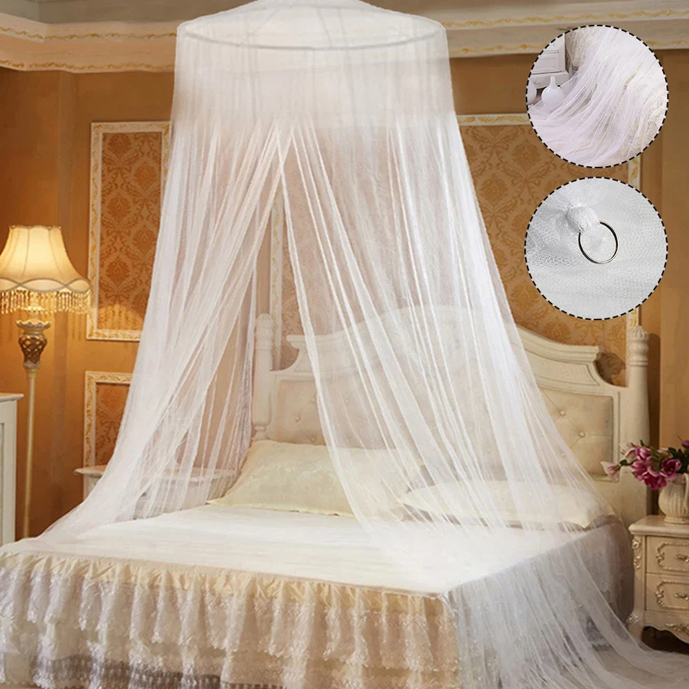 

Mosquito Mesh Net Large Dome Mosquito Net Hanging Fly Insect Repellent Protection Decoration Baby Adults Dome Tent Bedding