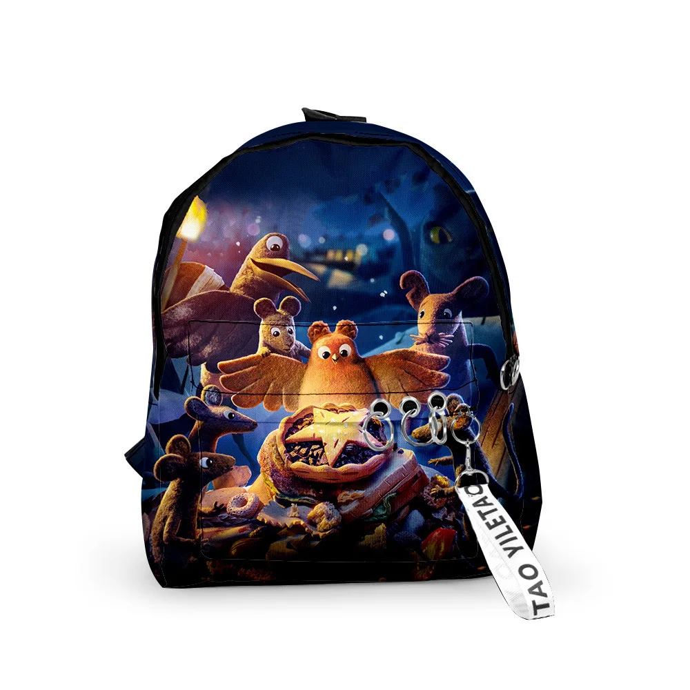 Hip Hop Popular Ronbin Robin Backpacks Boys/Girls pupil School Bags 3D Print Keychains Oxford Waterproof Cute Small Backpacks