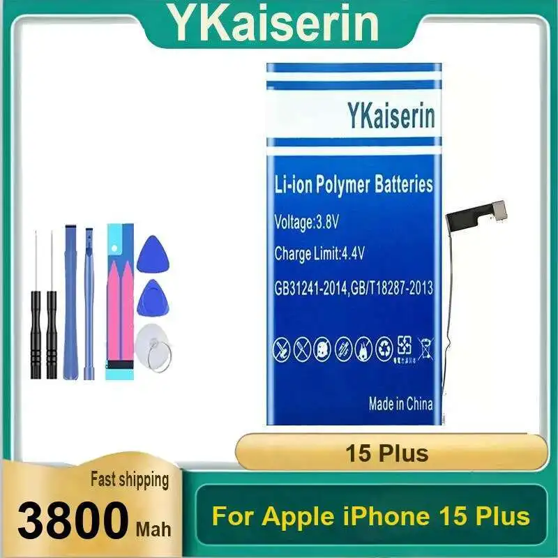 

Good Low-Temperature Performance Fast Shipping 3800Mah For Apple Iphone 15 Plus Mobile Phone Battery