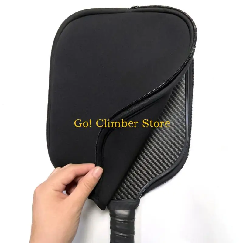

Q84C Dustproof Pickleballs Paddle Storage Bag Waterproofs Neoprene Protect Case Dust Cover Racket Carry Bag Easy to Carry