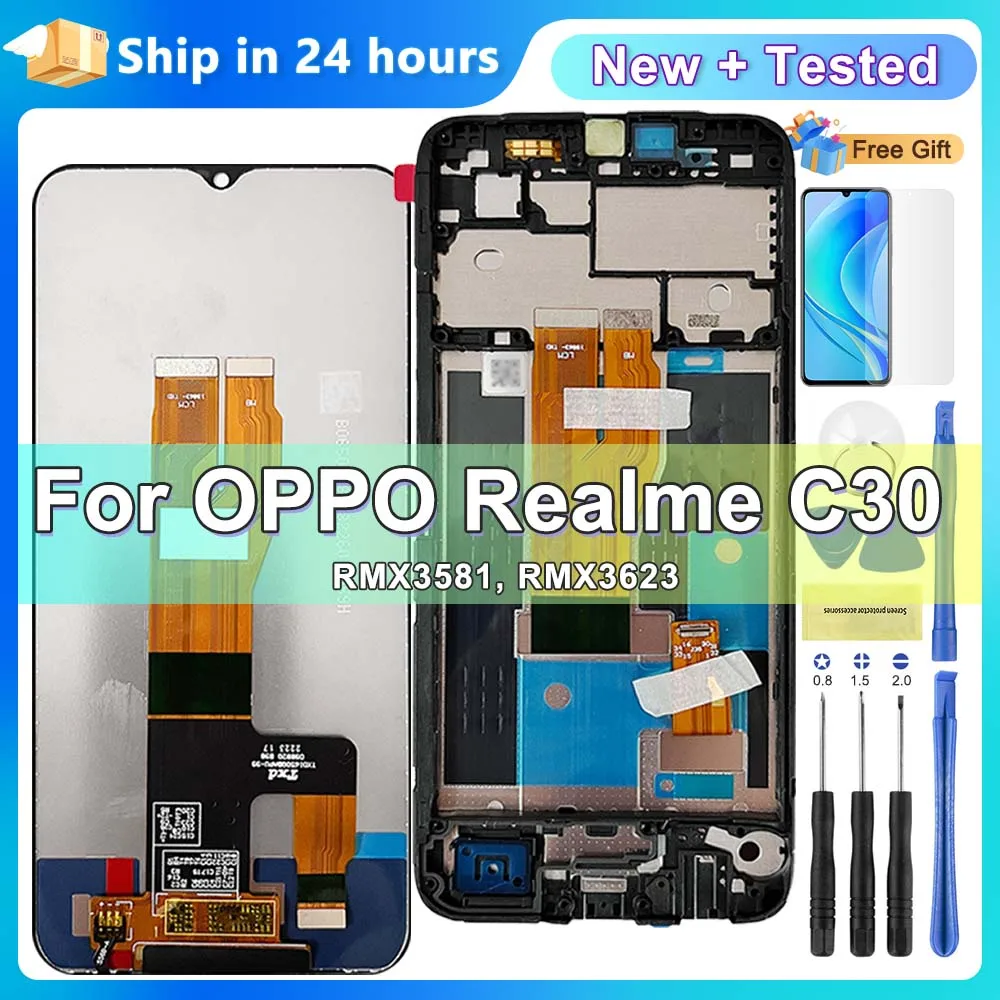 توصية وتحليل لشاشة LCD 6.5 بوصة لـ OPPO Realme C30 RMX3581 وRMX3623