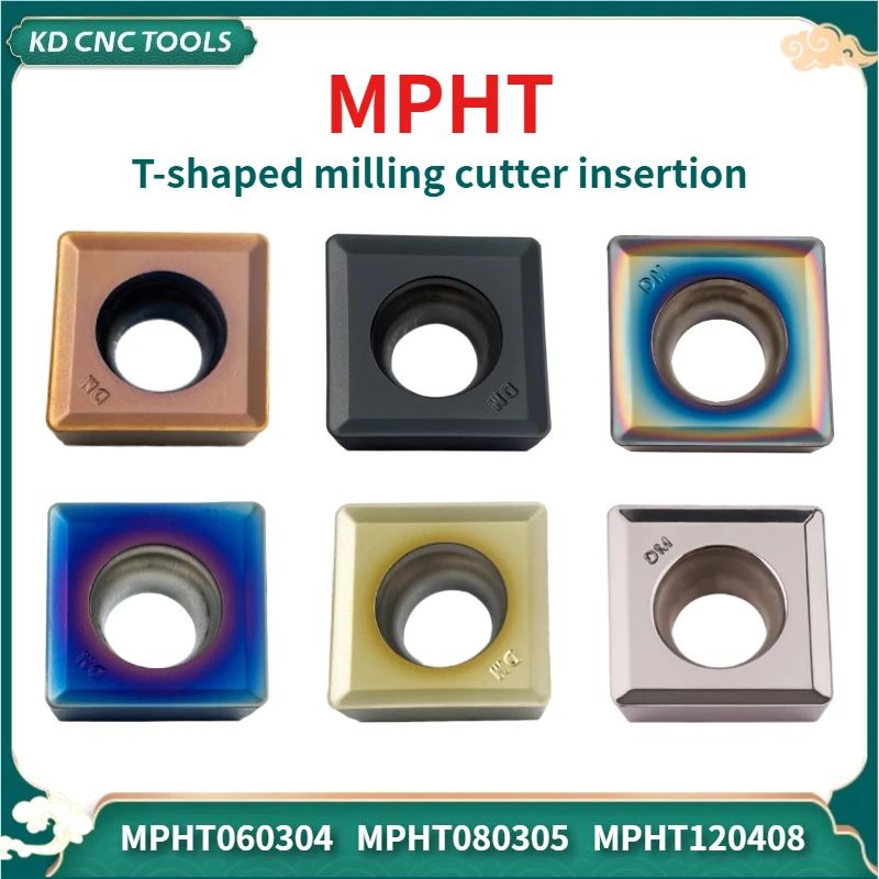 

KD CNC MPHT MPHT060304 MPHT080305 MPHT120408 SMD insertion SMC insert, T-shaped disc insertion three sided blade disc insertion