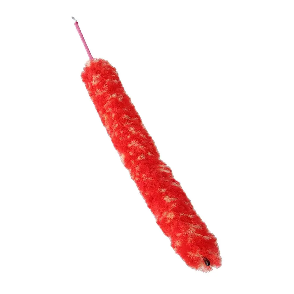 1 قطعة فرشاة طويلة الأحمر عدم الانزلاق مقبض عميق نظيفة تجويف التشفير شعيرات النايلون الناي تنظيف أداة بيكولو تنظيف فرشاة