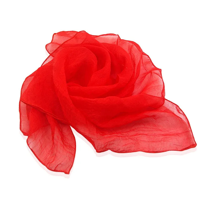 1PC Magic Silk Scarves (60CM,6 Colors Available) Magic Tricks Close Up Gimmick Prop Accessories Magia Appearing Vanishing Magie