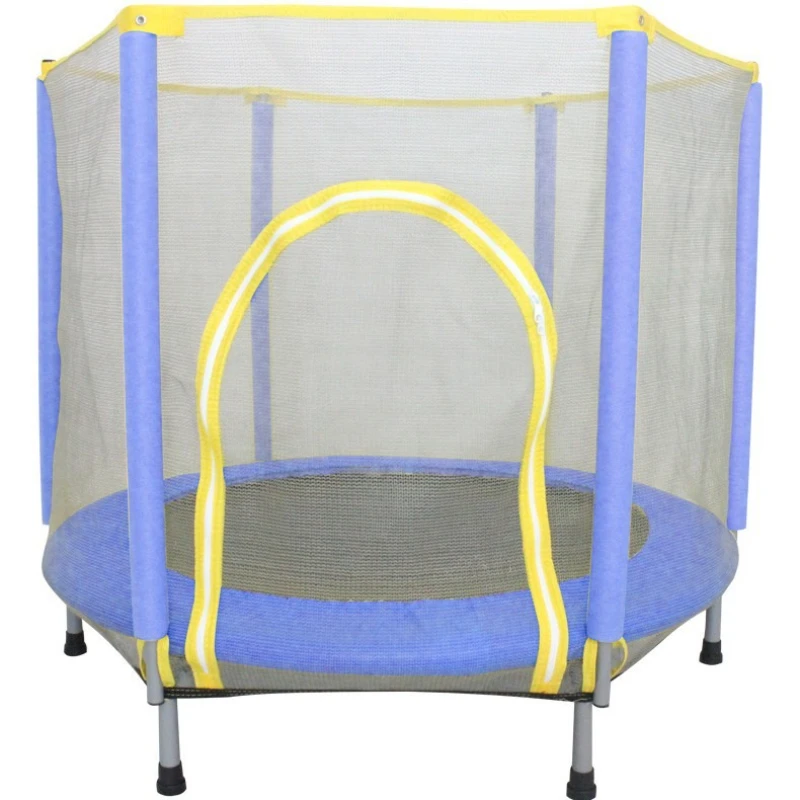 

Trampoline four fold with protective net convenient children trampoline baby indoor sports silent anti-rollover bouncing bed