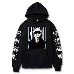 2024 Japanese Anime Hoodies Jujutsu Kaisen Satoru Gojo Graphic Hoodie Anime Streetwear Harajuku Sweatshirts Male Tops