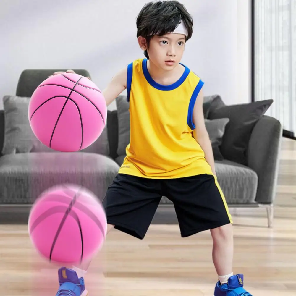 

Neighbor-friendly Sports Equipment High Rebound Indoor Silent Basketball for Kids Dribbling Training Low Noise High for Boys