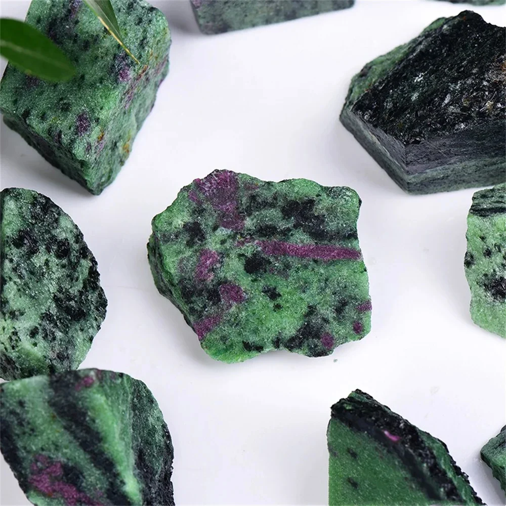 

Wholesale natural quartz raw gemstone ruby zoisite stone rough epidote specimen